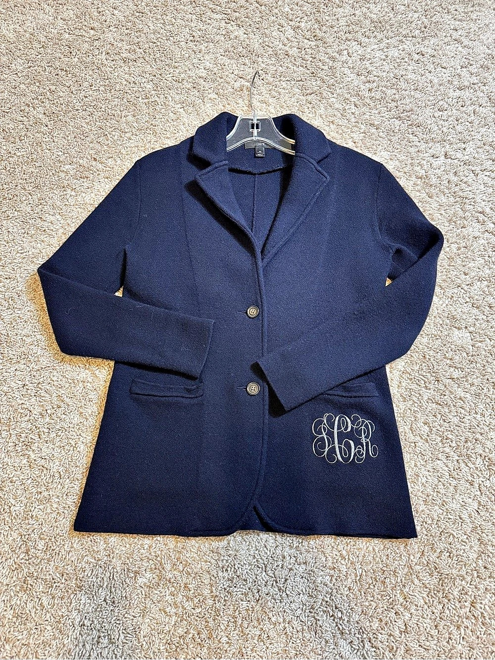 J.Crew Sweater Blazer Navy Blue Size XS
